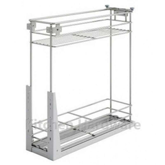 Kệ gia vị Imundex với ray âm giảm chấn cho thùng tủ 200mm 7 809 137