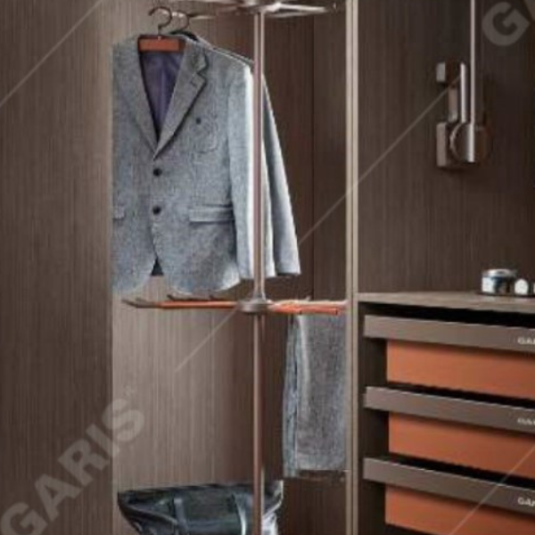 Giá xoay, treo góc tủ quần áo 1 tầng Garis GW32R