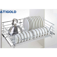 Giá xoong nồi inox 304, ray giảm chấn Atigold ATR70B