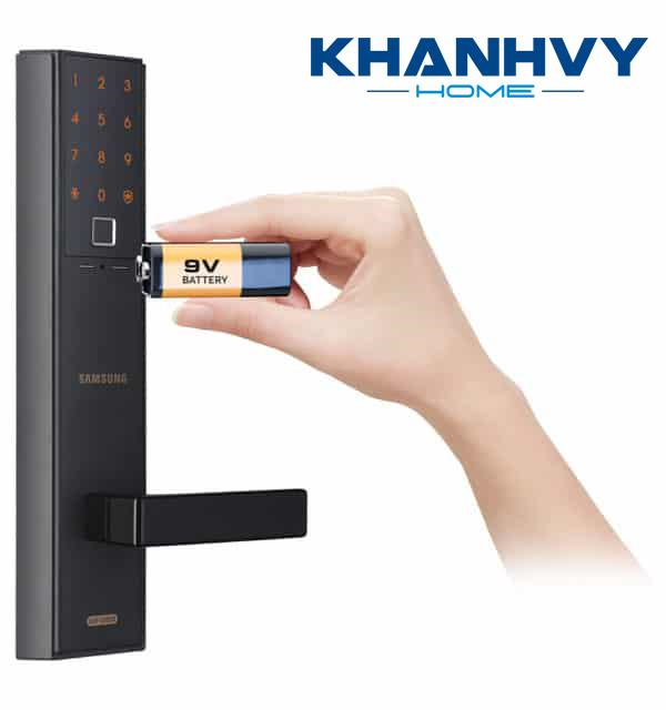 Khí khóa hết pin có thể sử dụng nguồn cấp dự phòng là pin 9V