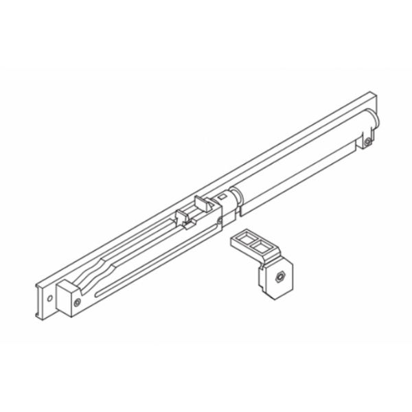 Giảm chấn và tự đóng cho cửa nặng 50kg Hafele MS: 403.50.989