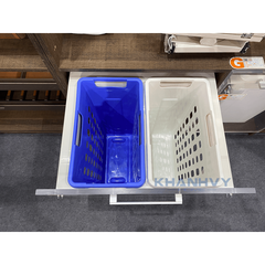 Giỏ để đồ giặt đôi, 70L Garis GW29