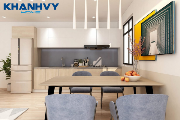 Gợi ý cách bố trí nội thất phòng bếp đẹp ấn tượng mà đơn giản