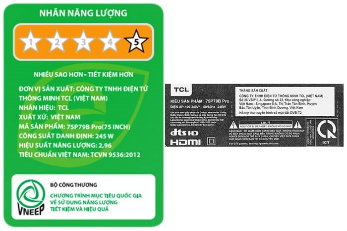 Tivi TCL 43P79B 43 inch Pro UHD Google TV 4K