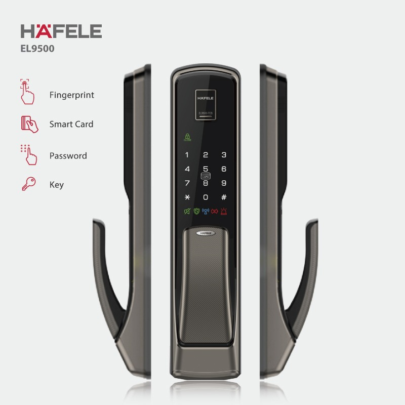 Khóa cửa vân tay Hafele tiết kiệm thời gian mở khóa cửa mỗi ngày