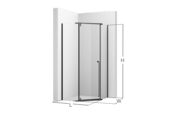 Vách tắm kính cửa mở Jomoo M7A1810