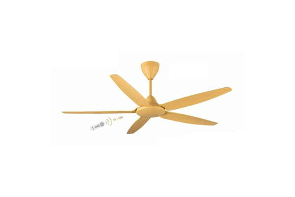 Quạt trần Asia Lighting QT08-G-01 5 cánh màu gỗ
