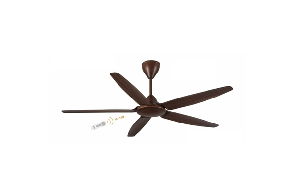 Quạt trần Asia Lighting QT08-G-02 5 cánh màu gỗ tự nhiên