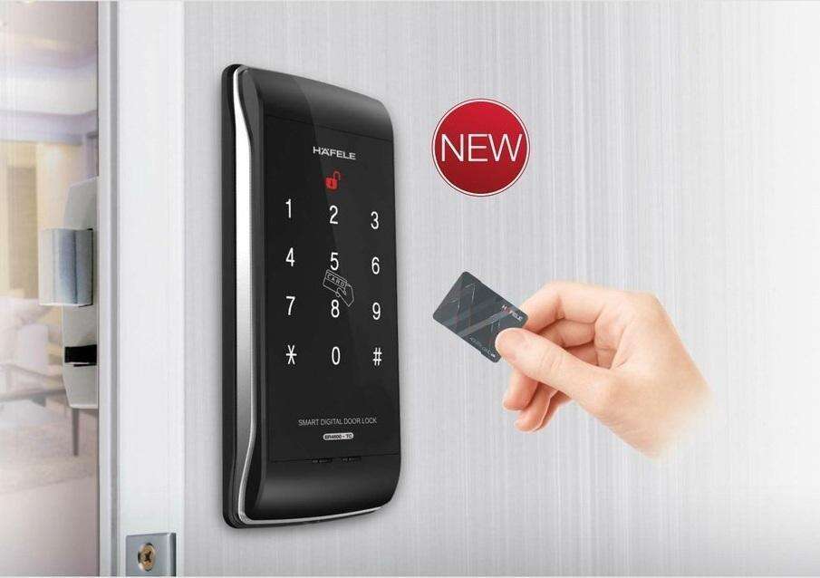 Khóa điện tử Hafele thiết bị bảo vệ an toàn cho gia đình bạn