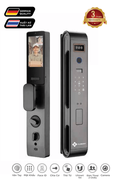 Khóa vân tay Hubert HB CG65VF Luxury Face ID, App wifi