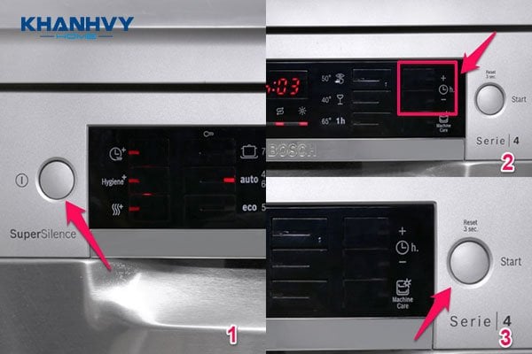 Hướng dẫn sử dụng máy rửa chén bát Bosch SM
