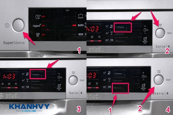 Hướng dẫn sử dụng máy rửa chén bát Bosch SM