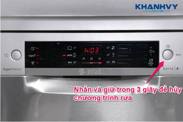 Hướng dẫn sử dụng máy rửa chén bát Bosch SM
