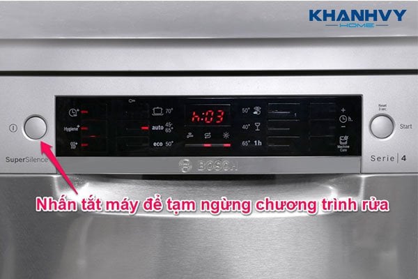Hướng dẫn sử dụng máy rửa chén bát Bosch SM