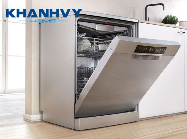 Máy rửa bát Bosch có thiết kế hiện đại, trang bị nhiều chức năng thông minh