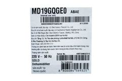 Máy lọc không khí LG MD19GQGE0.ABAE Dual Inverter 19L màu trắng