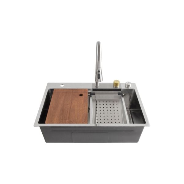 Chậu rửa chén chống xước Wabenform Maadela MDS-7547U Lechfall