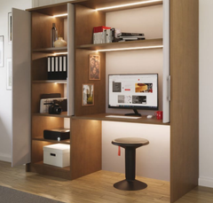 Bộ phụ kiện cửa trượt xoay 600mm Hafele 408.25.005