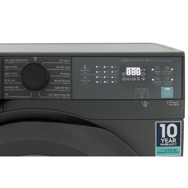Máy giặt Electrolux Inverter 10 kg EWF1024M3SB