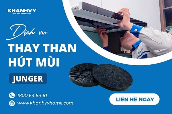 Thay than hút mùi Junger