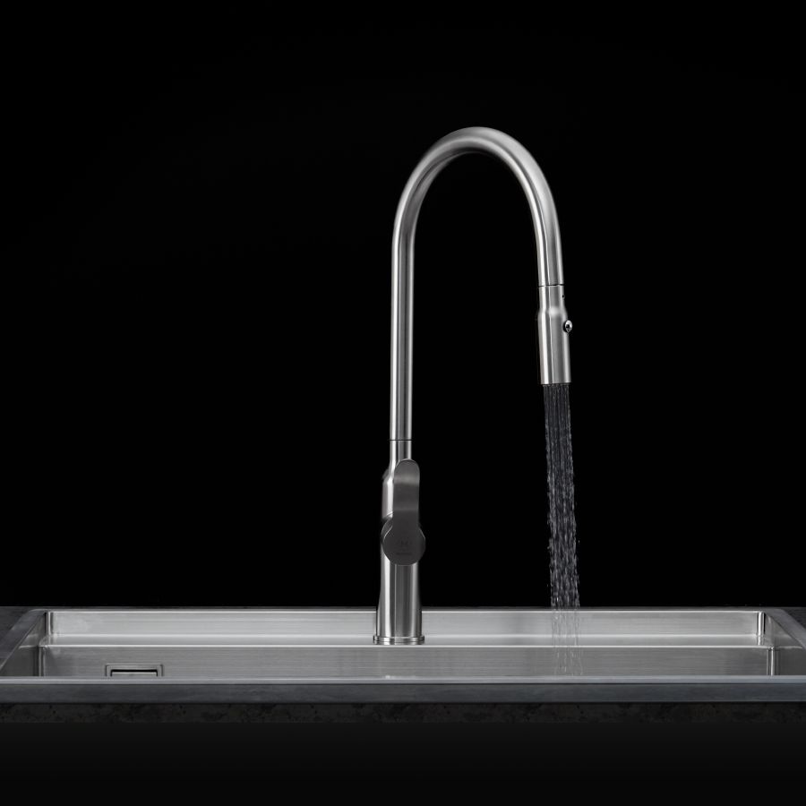 Vòi rửa chén Malloca K046-SS