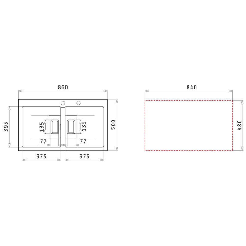 Chậu rửa chén Pyramis KARTESIO 2B IRON GREY 070054311