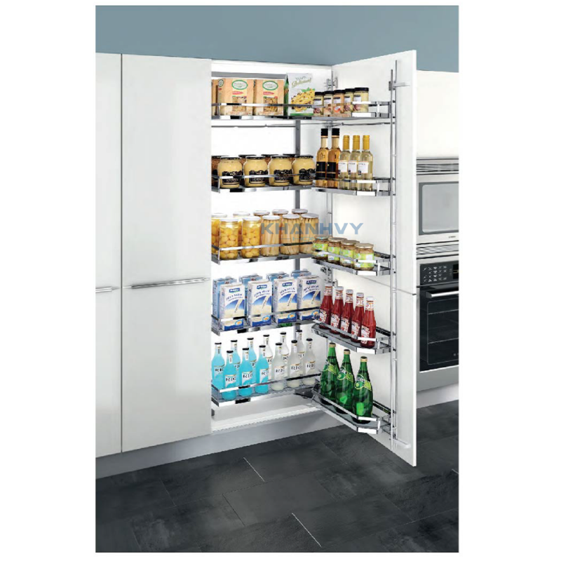 Kệ 12 rổ diamond rổ inox đáy gỗ đệm cao su Higold 202336