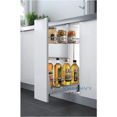 Kệ 2 tầng đựng chai lọ ray giảm chấn Higold 305003