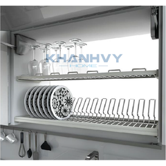 Kệ chén 2 tầng inox 304 âm tủ trên Higold 401151