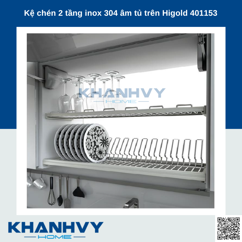 Sản phẩm kệ chén để bàn Higold F850D, F851D, F8502, F853D chính hãng tại Khánh Vy Home