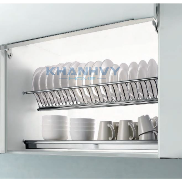 Kệ chén 2 tầng inox âm tủ trên Higold 401071