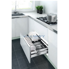 Kệ chén dĩa bản bắt mặt hộc inox 304 Higold 303302