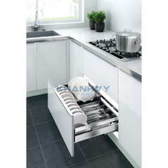 Kệ chén dĩa bản bắt mặt hộc inox 304 Higold 303304