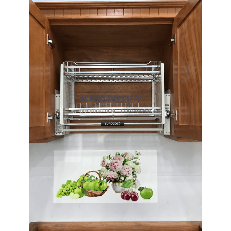 Kệ chén dĩa di động inox 304 Eurogold EVI180