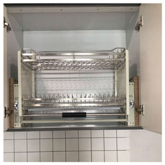 Kệ chén dĩa di động inox 304 Eurogold EVI190