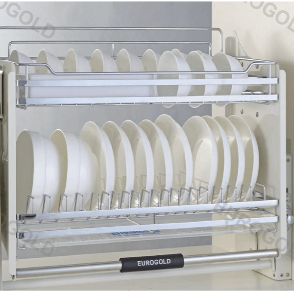 Kệ chén dĩa di động inox 304 Eurogold EVI190