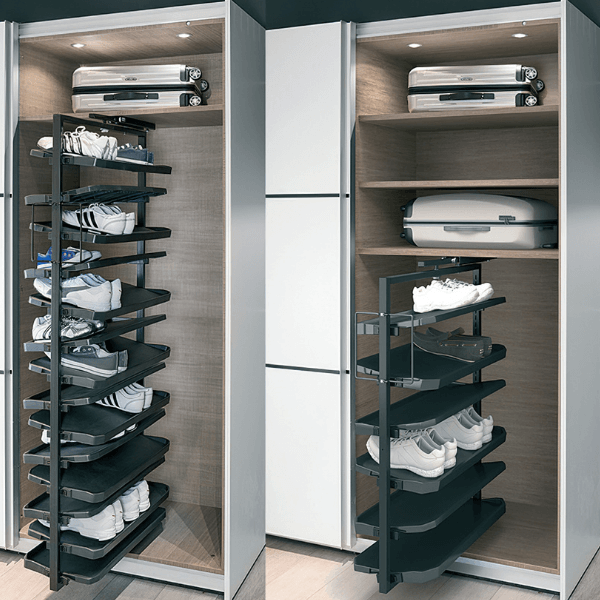 Kệ để giày Hafele cao 1700mm 806.22.501