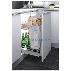Kệ gia vị + bánh mì ray giảm chấn inox 304 Higold 306012