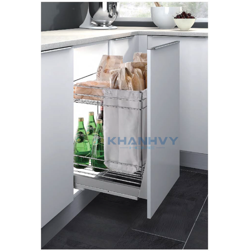 Kệ gia vị + bánh mì ray giảm chấn inox 304 Higold 306012