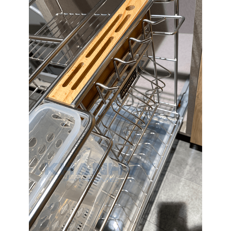 Kệ gia vị đa năng Imundex với ray âm giảm chấn 400mm 7 809 105