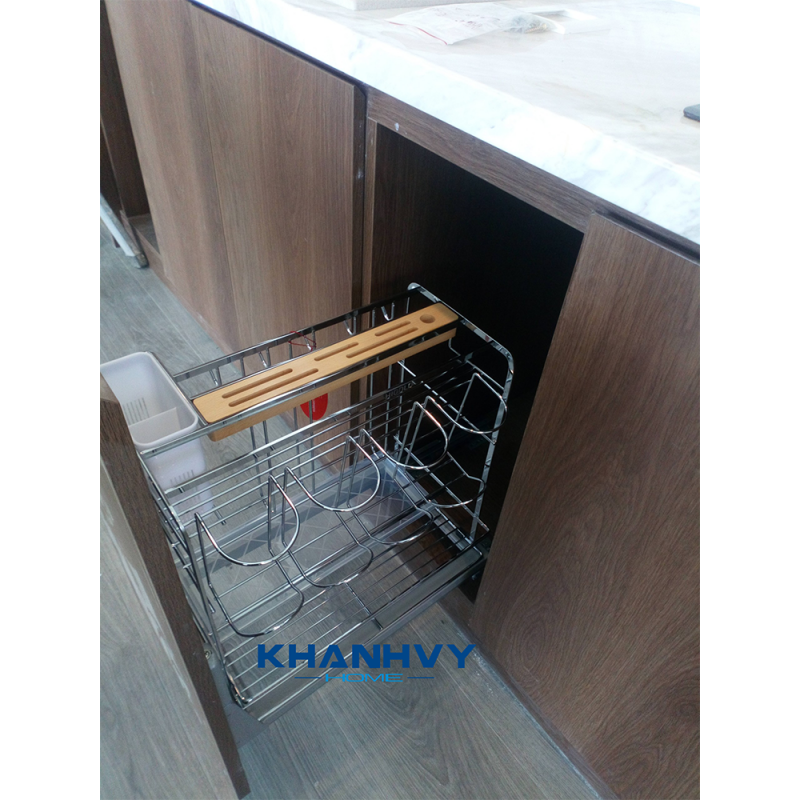 Kệ gia vị dụng cụ diamond giảm chấn inox 304 Higold 306035