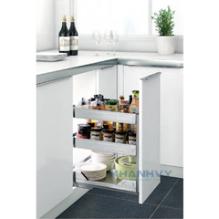 Kệ gia vị dụng cụ inox bản ray giảm chấn Higold 306004