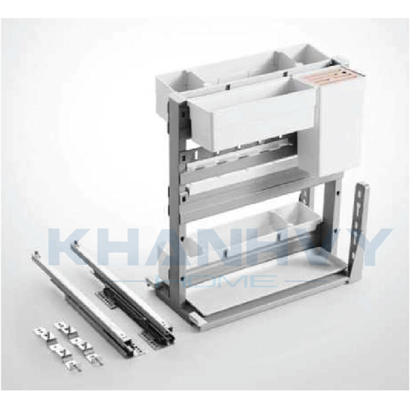 Kệ gia vị van god ray giảm chấn inox 304 Higold 306066