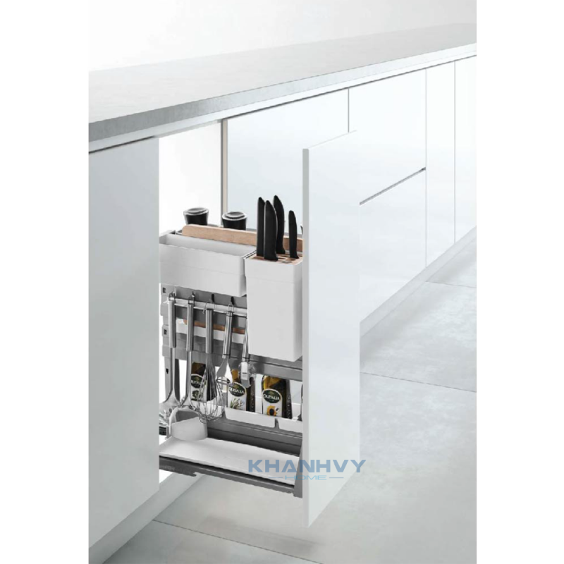 Kệ gia vị van god ray giảm chấn inox 304 Higold 306066