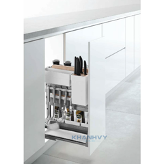 Kệ gia vị van god ray giảm chấn inox 304 Higold 306066