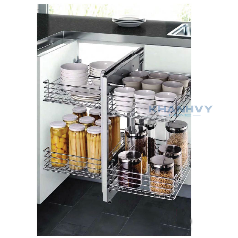 Kệ góc kéo inox 304 Higold 101011