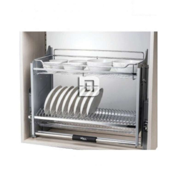 Kệ kéo 2 tầng âm tủ đi động trợ lực Wellmax K5SPTJ018H