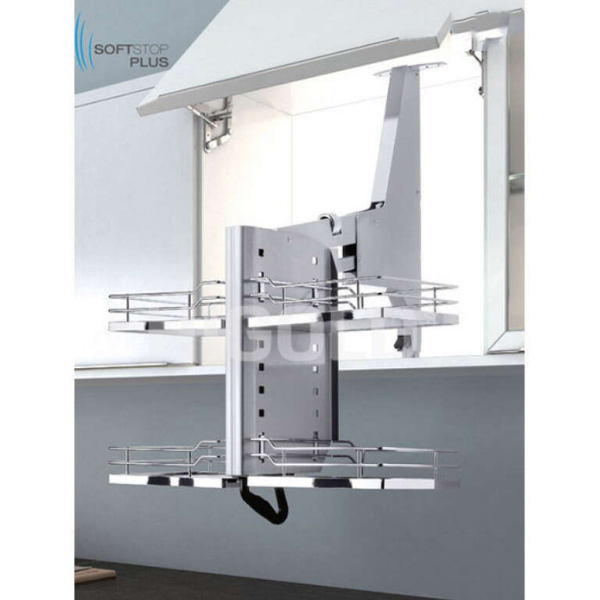 Kệ kéo 2 tầng inox Higold 401005