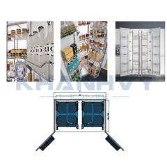 Kệ kéo 36 rổ tủ inox 304 (900mm) Higold 204003