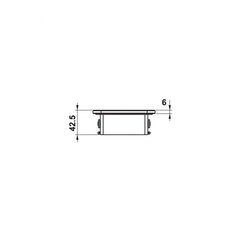 Kệ kính đen 300 Hafele 495.80.243